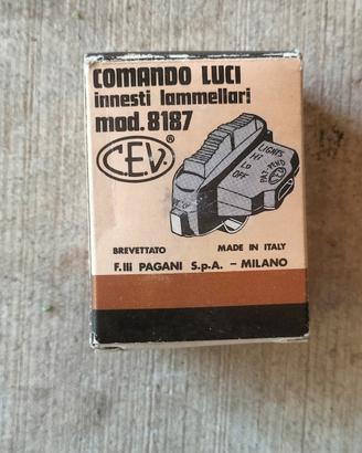 Selettore fanali Fantic TX 190 Regolarità casa 