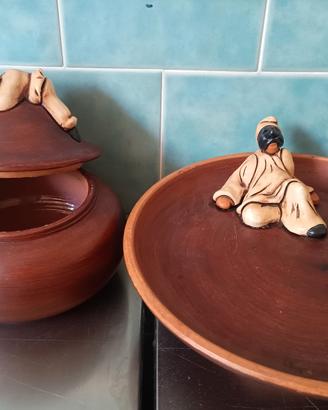 completo in terracotta pulcinella
