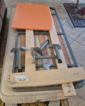 materasso più rete ortopedica più cornice letto