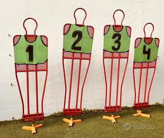 4 sagome Barret per lavoro difensivo