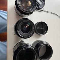 Nikon obiettivi analogici