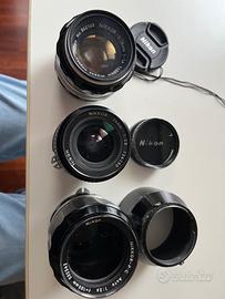 Nikon obiettivi analogici