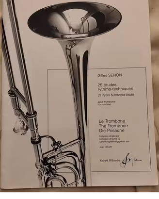 G.Senon 25 études rythmo-technique pour trombone