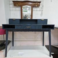 SCRIVANIA BLU PETROLIO + 3 CASSETTI