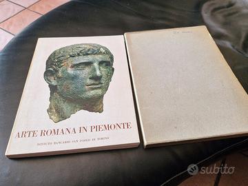 Libro raro vintage "Arte Romana in Piemonte"