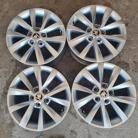 4 cerchi lega skoda octavia r16 lt5552