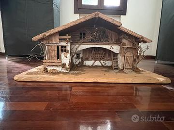 Capanna presepe legno