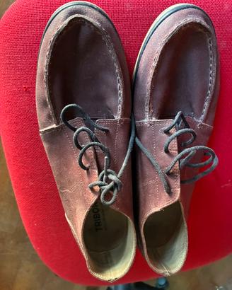 Scarpe di pelle scamosciata da barca tribord