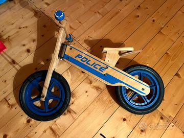 Bici legno senza pedali