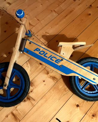 Bici legno senza pedali