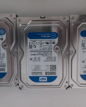 hard Disk da 3.5" 500GB Western Digital  Blue