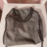 Stella  McCartney mini tote grigia