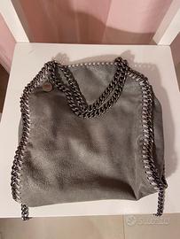 Stella  McCartney mini tote grigia
