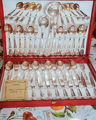 servizio posate in silver plade