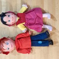 Heidi e Peter coppia pupazzi vintage 