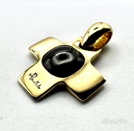 Pendente in oro giallo Pomellato croce