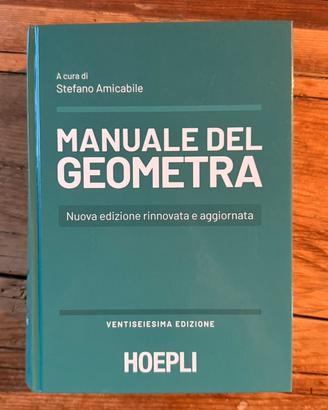 Manuale del geometra Hoepli ultima edizione