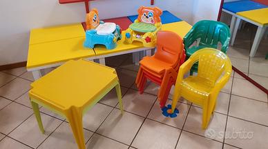 Tavolini e sedie bambini