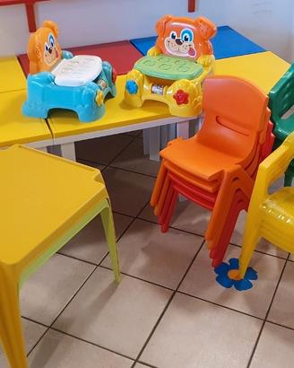 Tavolini e sedie bambini
