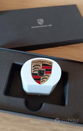 Fermacarte Porsche colore White Carrara