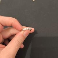 anello in oro bianco 