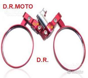 Specchietti bar end ROSSI custom moto universali