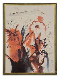 Salvador dali bassorilievo quadro