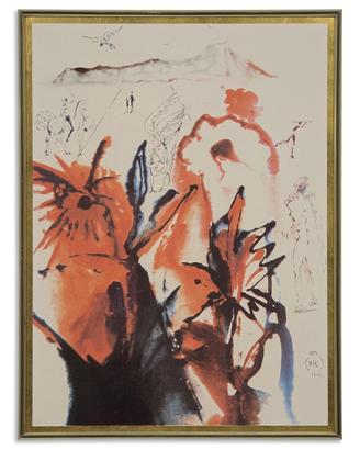 Salvador dali bassorilievo quadro