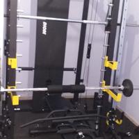 palestra rack Smith machine home gym completa