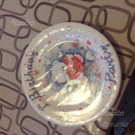 Piatti di carta primo compleanno