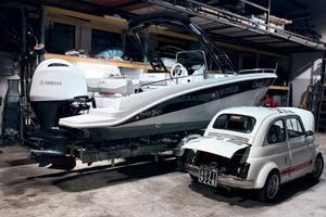 Barca con Carrello