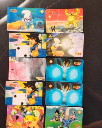 collezione Dragon Ball 3D cards Santal