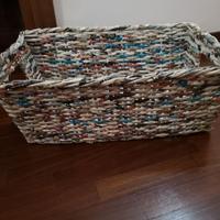 cesto in carta riciclata