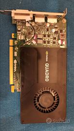 Scheda video Nvidia Quadro K2200 (4 GB di VRAM)