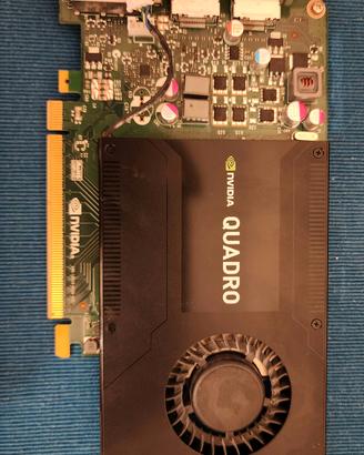 Scheda video Nvidia Quadro K2200 (4 GB di VRAM)