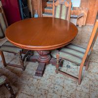 Tavolo rotondo allungabile