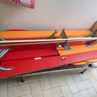 Due letti singoli per cameretta+cassetto al muro