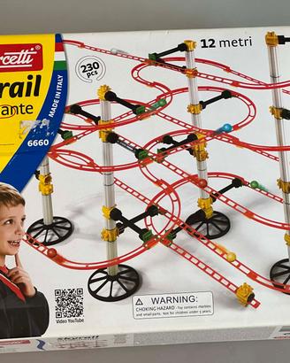 Pista per biglie - Quercetti Skyrail ottovolante 