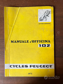 Manuale Officina Peugeot Scooter 102