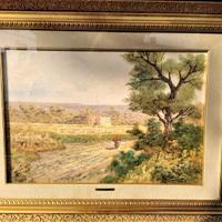 Quadro grande di P. Colonna olio su tela