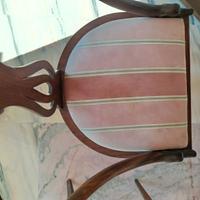 Tavolo antico con base scultorea + 6 sedie