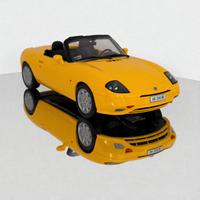 Fiat Barchetta Giallo Ginestra 1/18 Laudoracing