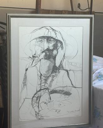 Coppia disegni originali firmati L. DIANDREA