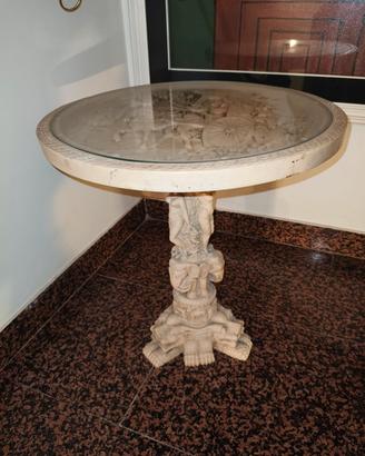 Tavolino vintage anni '60 in resina