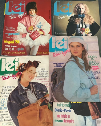 Rivista magazine Lei vintage anni '80
