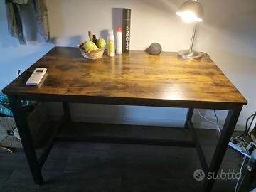 Tavolo/scrittoio + credenza + libreria Industrial