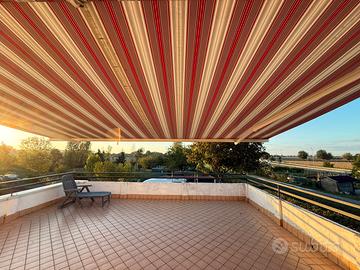 Tenda motorizzata 5,5 x 3,6 m sensore e telwcomand
