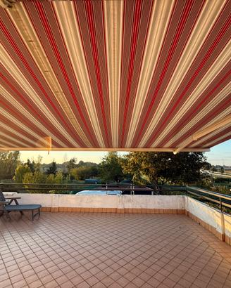 Tenda motorizzata 5,5 x 3,6 m sensore e telwcomand