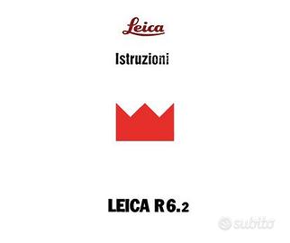 PER LEICA R6.2 R7 R8 R9 RE LIBRETTO