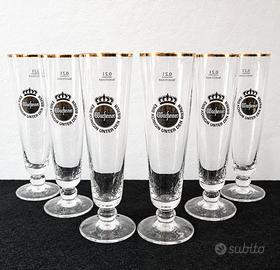 Set di 6 bicchieri da birra Warsteiner 